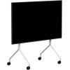 Pedestal Moon TV-Stander 107 cm, Cloudy Silver